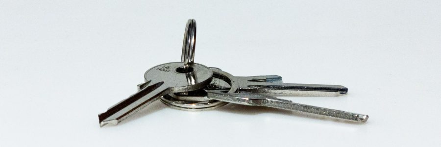 three silver keys